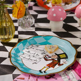 alice-in-wonderland-bright-paper-party-plates-x-12-mad-hatter|TSALICE-BRIGHT-PLATE|Luck and Luck| 1